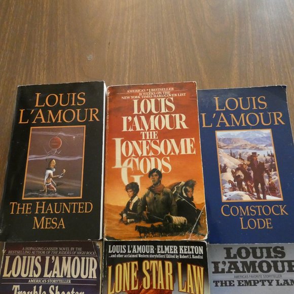 6 Vintage & Newer Louis Lamour Paperback Books Westerns - Picture 2 of 6